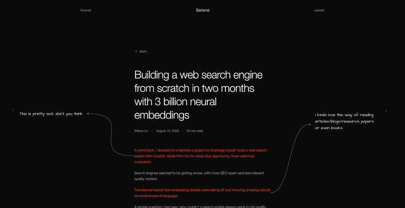 Serene UI design system